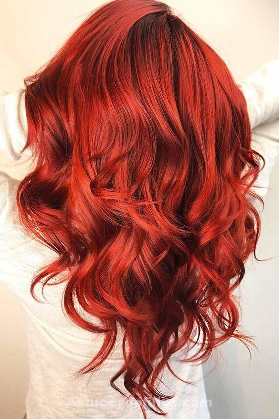 Les 44 plus belles colorations cheveux rouge 40