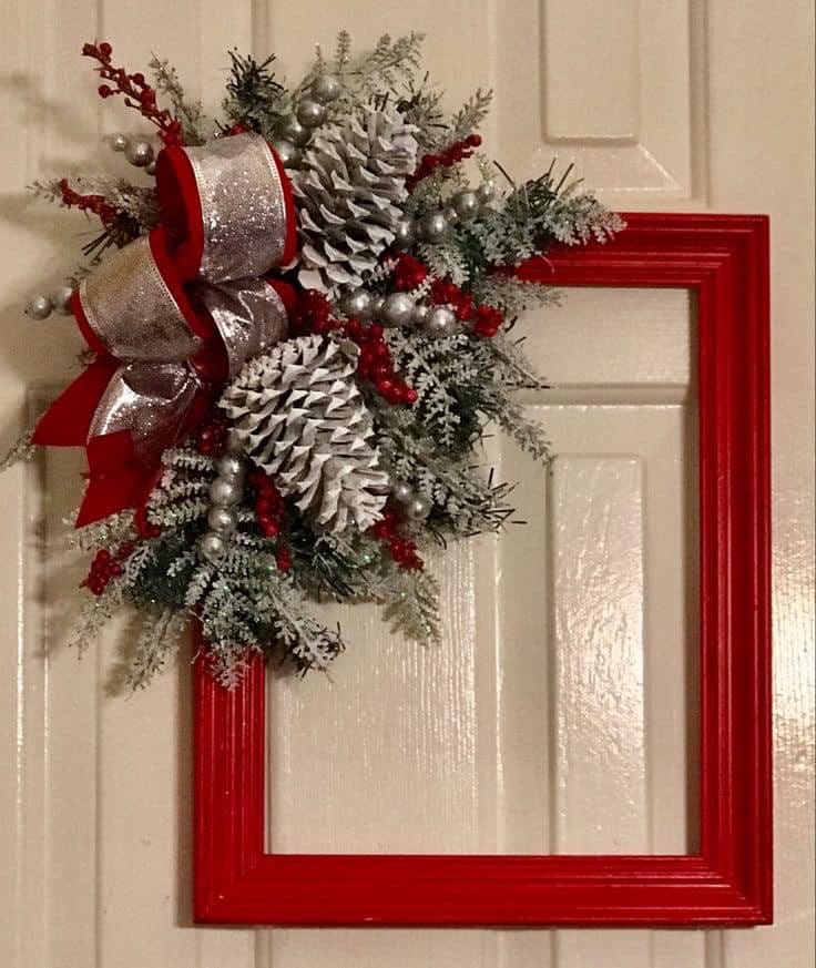18 jolies idées pour décorer vos portes et fenêtres à Noël 14