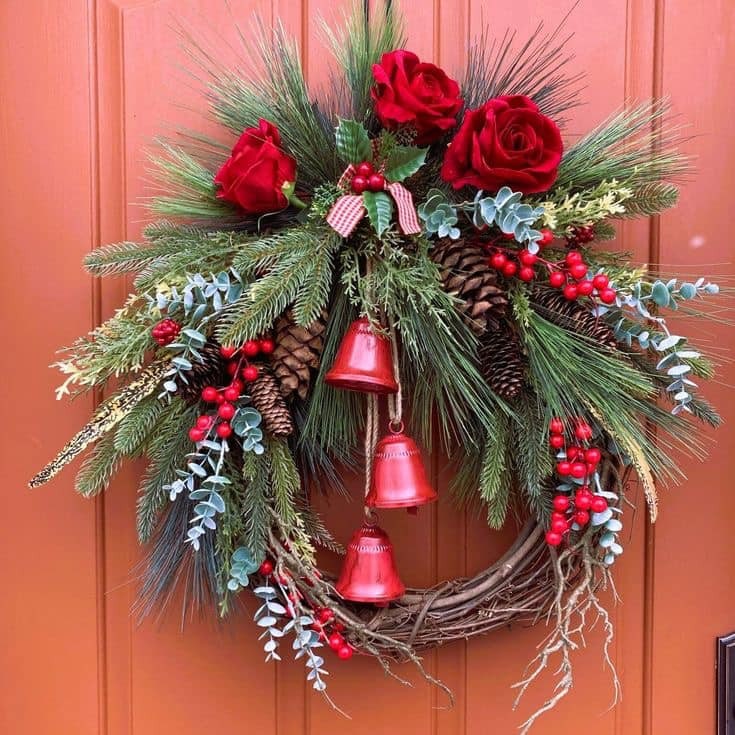 18 jolies idées pour décorer vos portes et fenêtres à Noël 17