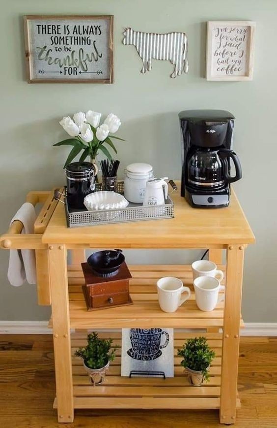 Un coin café dans votre cuisine : 18 idées pour le rendre sympa et fonctionnel 2
