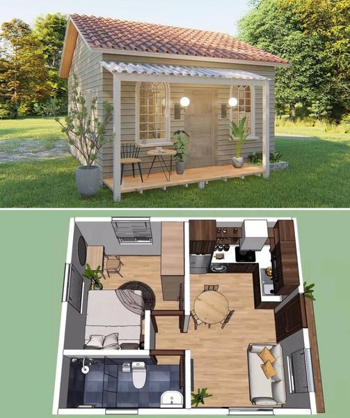 20 idées des plus belles Tiny Homes : Comment Ces Petites Maisons Révolutionnent le Mode de Vie Moderne 17
