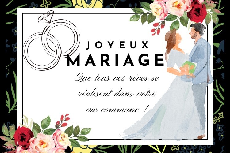 18 cartes de vœux mariage qui feront le bonheur des mariés 12