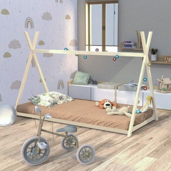 15 top idées de lit au sol pour bébé 3