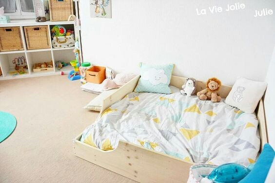 15 top idées de lit au sol pour bébé 4