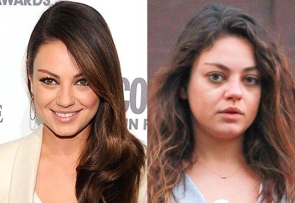 Les 50 Photos De Stars Avec Maquillage Avant Apres