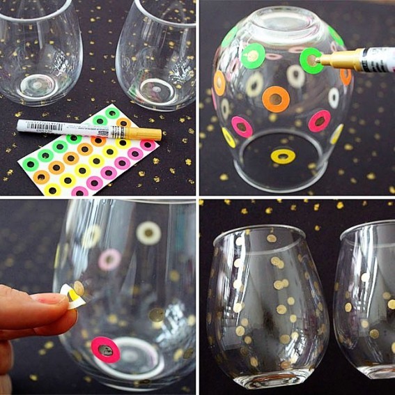9 tutoriels super faciles pour décorer vos verres