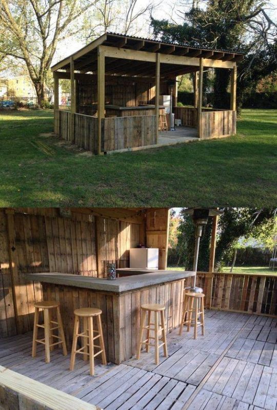 60 idées de bricolages avec des palettes en bois 44
