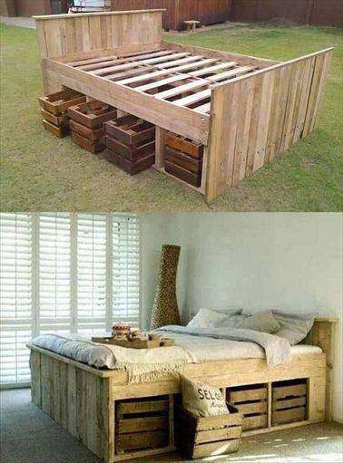 60 idées de bricolages avec des palettes en bois 33