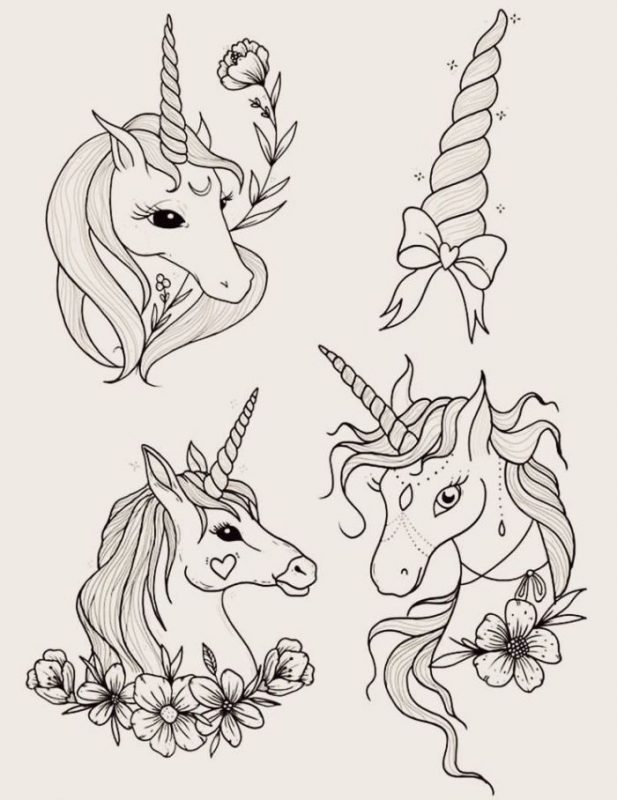 100 top idées & tutos de dessins licornes 21 100 top idées & tutos de dessins licornes 21