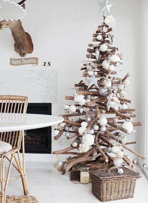 17 Décorations de Noël avec des branches sèches 2