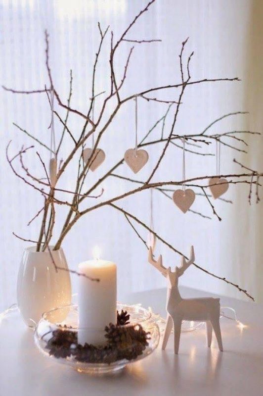 17 Décorations de Noël avec des branches sèches 14