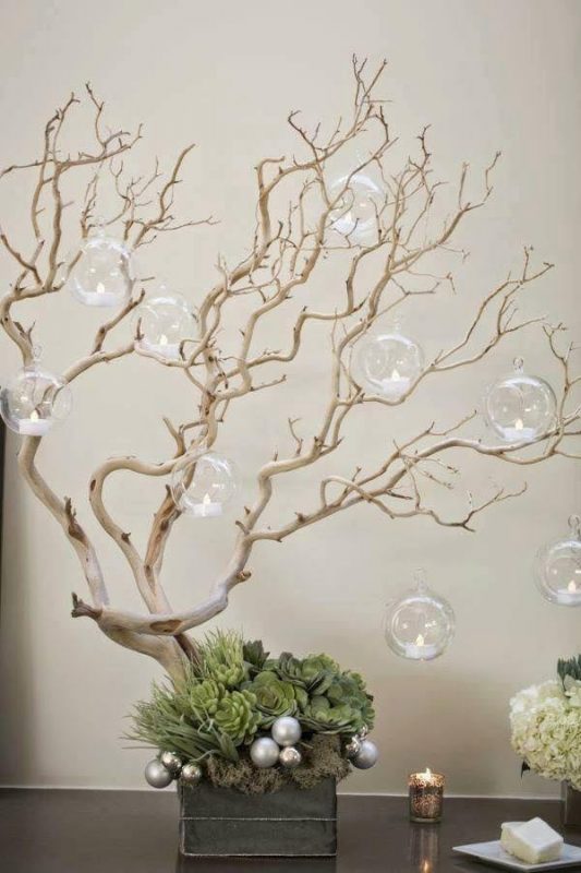 17 Décorations de Noël avec des branches sèches 15