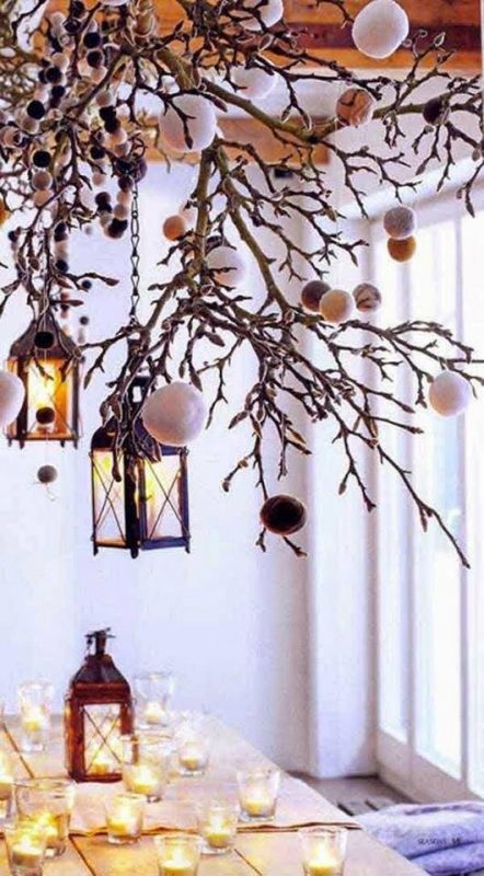 17 Décorations de Noël avec des branches sèches 16