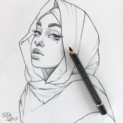 Je vais faire un dessin du visage comme portrait de femme ou dessin facile  visage par fajadesign