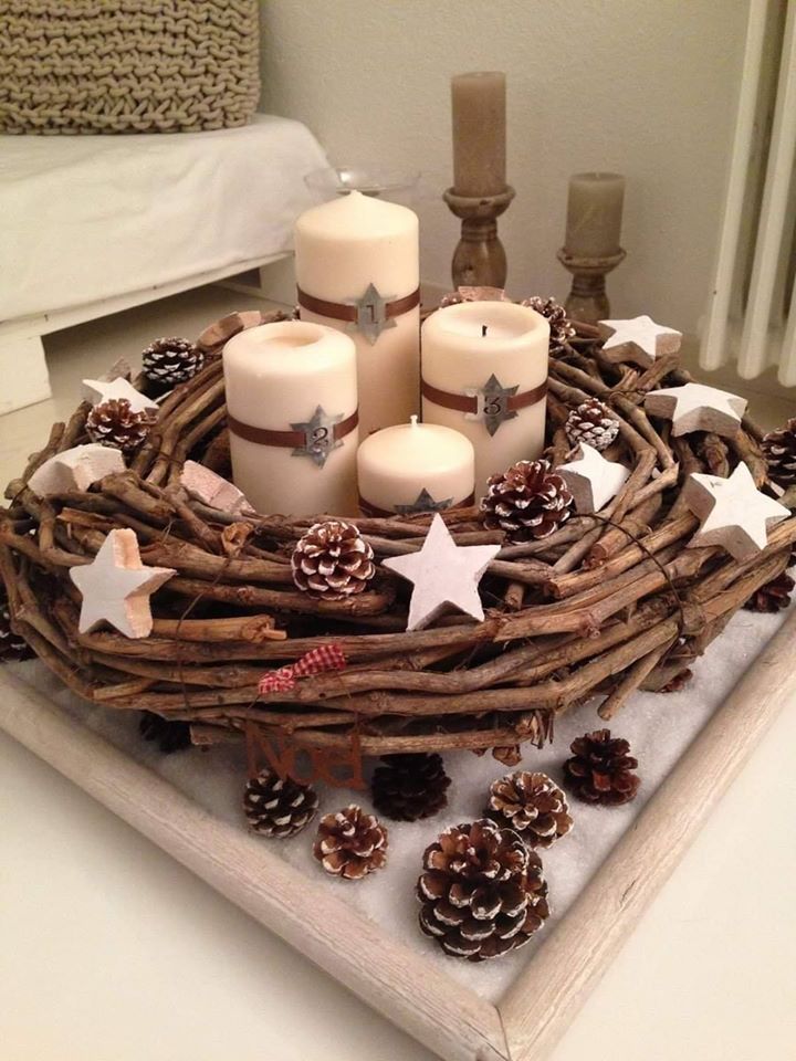 80 modèles de centres de table de Noël à faire soimême