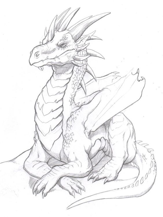 100 idées de dessins dragon : Pour apprendre à dessiner un dragon 13