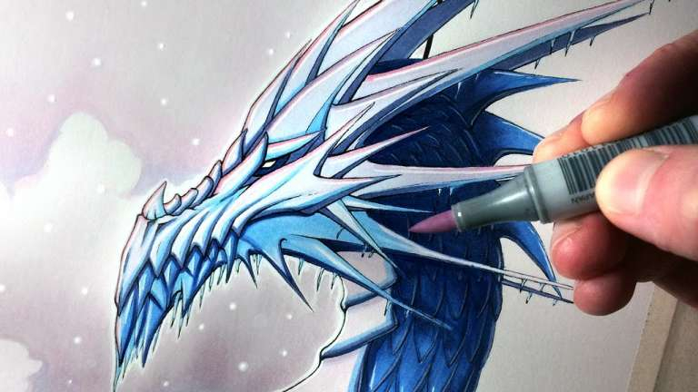 100 idées de dessins dragon : Pour apprendre à dessiner un dragon 23