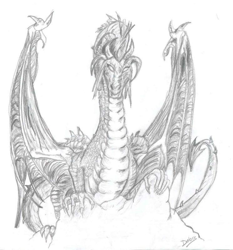 100 idées de dessins dragon : Pour apprendre à dessiner un dragon 31