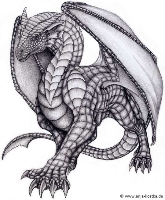 100 idées de dessins dragon : Pour apprendre à dessiner un dragon 38