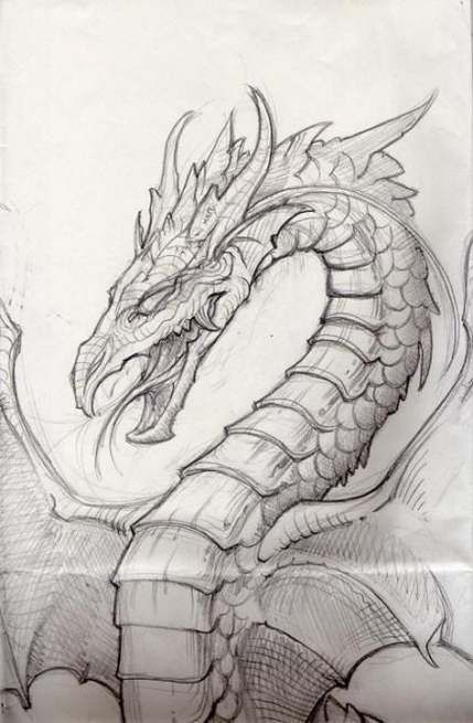 100 idées de dessins dragon : Pour apprendre à dessiner un dragon 41 100 idées de dessins dragon : Pour apprendre à dessiner un dragon 41
