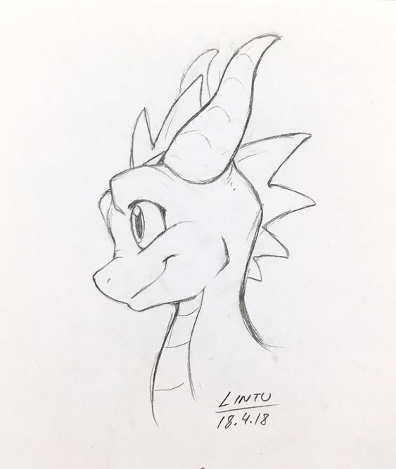 100 idées de dessins dragon : Pour apprendre à dessiner un dragon 43