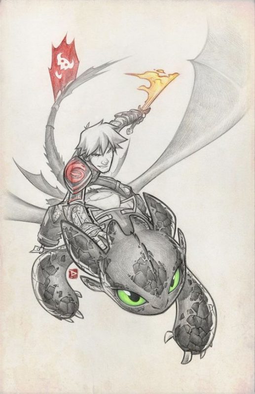 100 idées de dessins dragon : Pour apprendre à dessiner un dragon 72