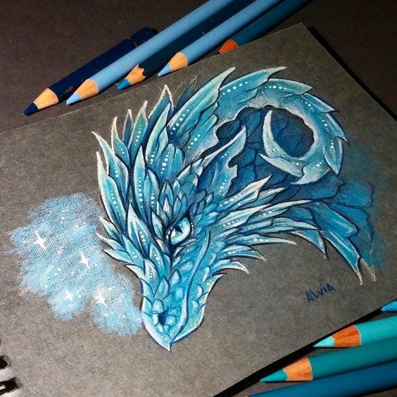 100 idées de dessins dragon : Pour apprendre à dessiner un dragon 76