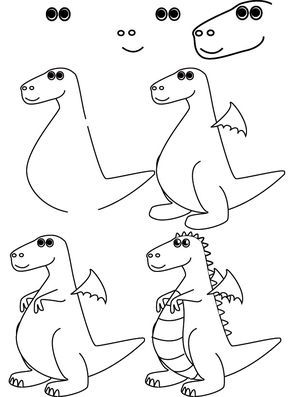 100 idées de dessins dragon : Pour apprendre à dessiner un dragon 88