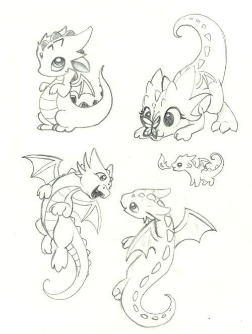100 idées de dessins dragon : Pour apprendre à dessiner un dragon 90