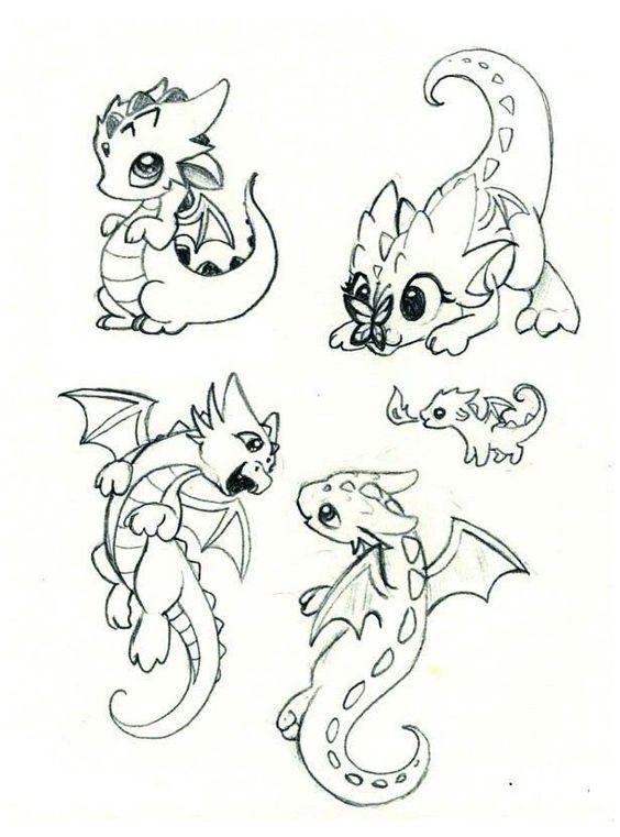 100 idées de dessins dragon : Pour apprendre à dessiner un dragon 93 100 idées de dessins dragon : Pour apprendre à dessiner un dragon 93
