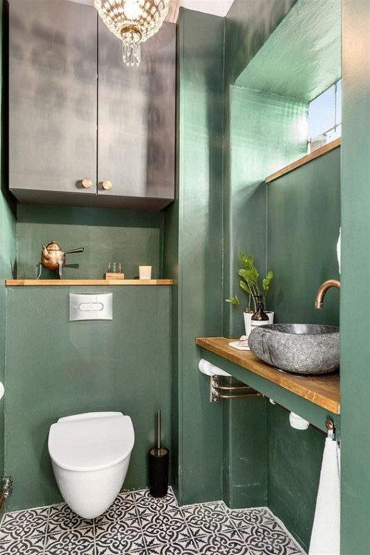 100 top idées de déco pour les wc 84 100 top idées de déco pour les wc 84
