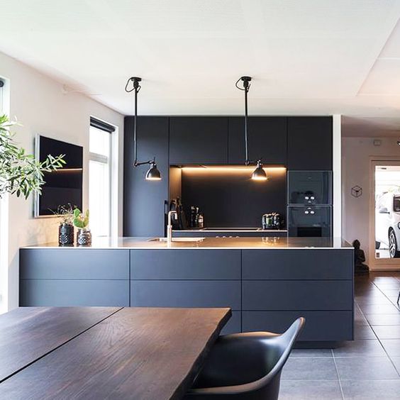100 idées de cuisines noires pour s'inspirer 30 100 idées de cuisines noires pour s'inspirer 30