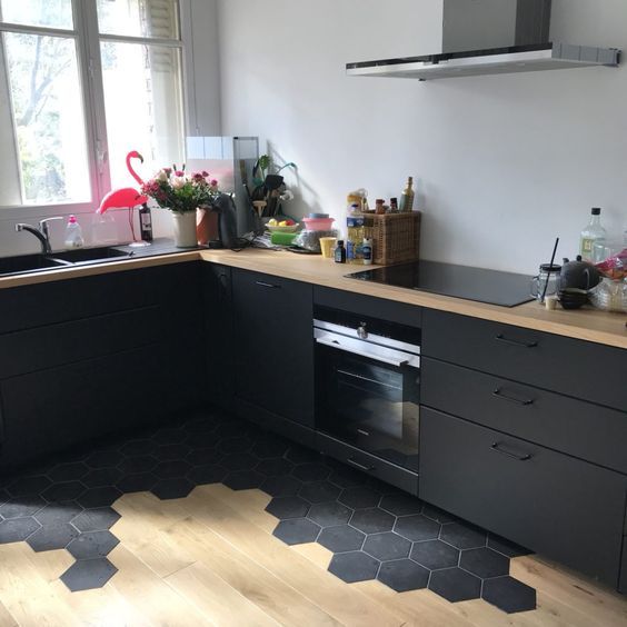100 idées de cuisines noires pour s'inspirer 31 100 idées de cuisines noires pour s'inspirer 31