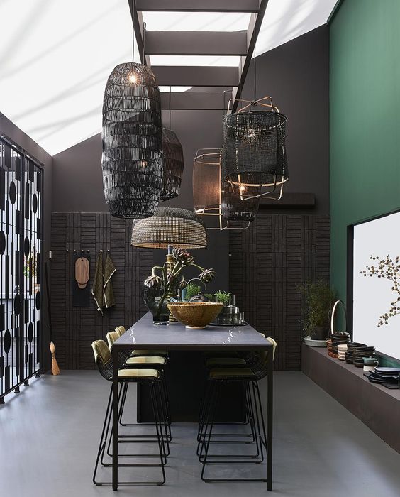 100 idées de cuisines noires pour s'inspirer 56 100 idées de cuisines noires pour s'inspirer 56