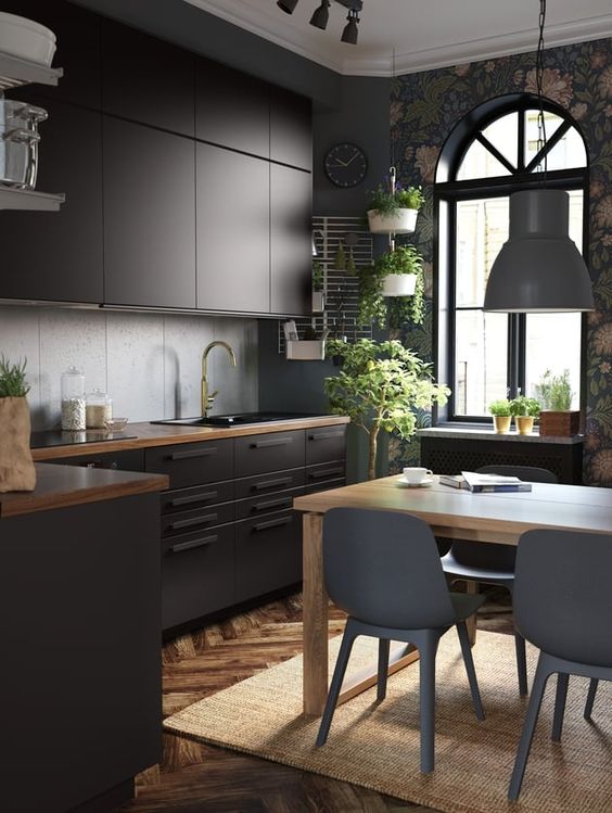 100 idées de cuisines noires pour s'inspirer 83 100 idées de cuisines noires pour s'inspirer 83