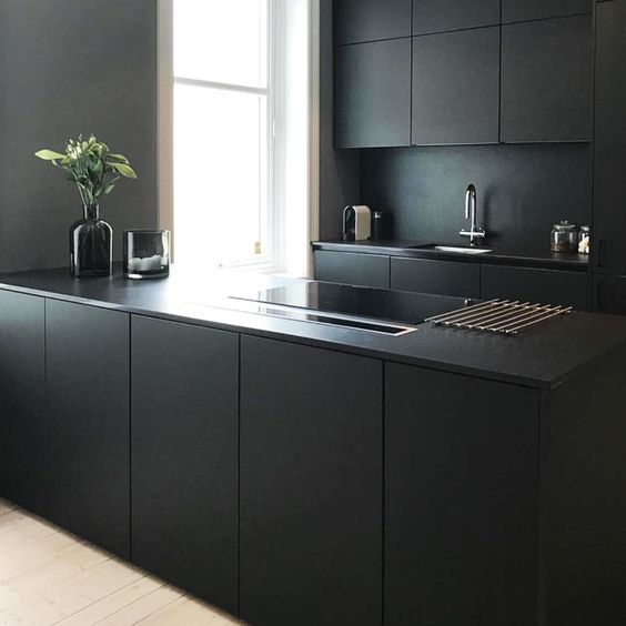 100 idées de cuisines noires pour s'inspirer 5 100 idées de cuisines noires pour s'inspirer 5