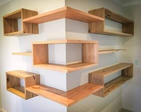 19 belles idées d'étagères en bois 1 19 belles idées d'étagères en bois 1