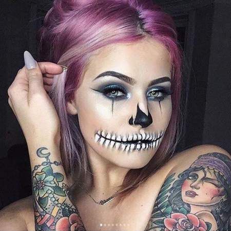 22 idées de maquillages faciles pour Halloween 18