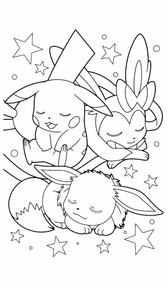 52 Coloriages Pokémon à Imprimer & à Colorier