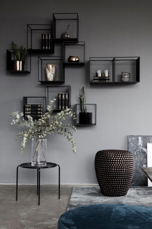 37 idées pour décorer vos murs avec du gris 7 37 idées pour décorer vos murs avec du gris 7