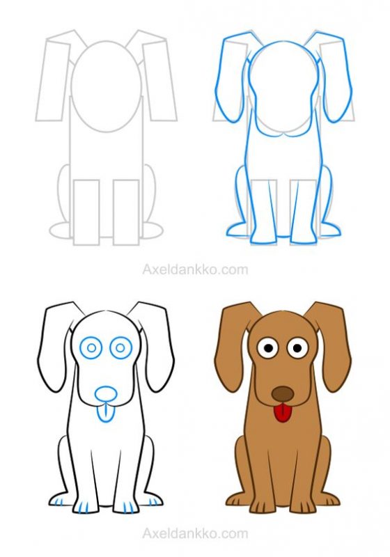 21 Tutos Etape Par Etape Pour Apprendre A Dessiner Un Chien