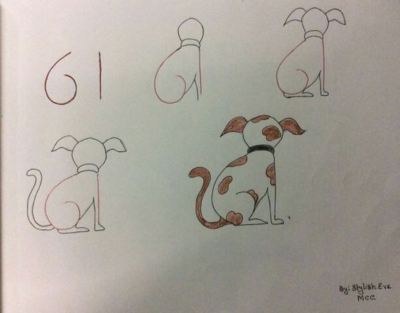 21 tutos étape par étape pour apprendre à dessiner un chien 12 21 tutos étape par étape pour apprendre à dessiner un chien 12