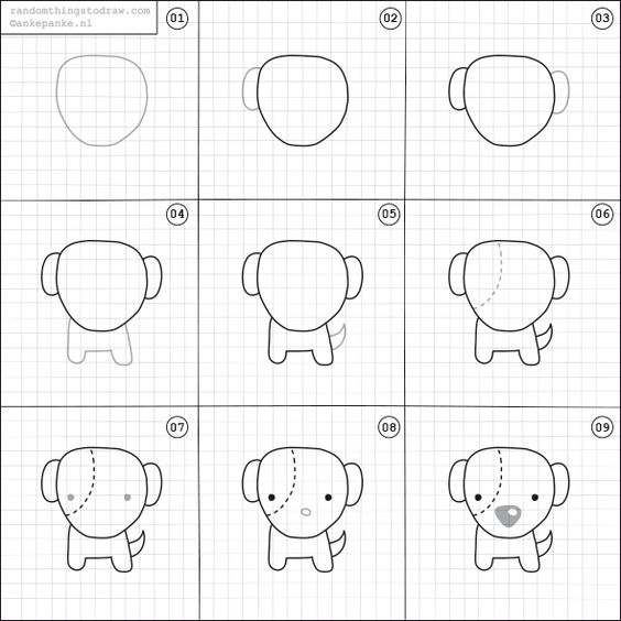 21 tutos étape par étape pour apprendre à dessiner un chien 10 21 tutos étape par étape pour apprendre à dessiner un chien 10