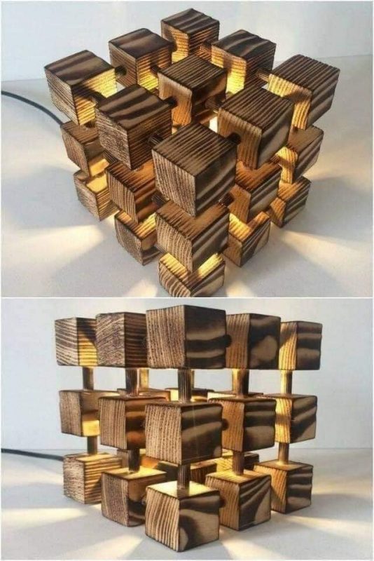 22 belles idées de lampes en bois à faire soi-même 14 22 belles idées de lampes en bois à faire soi-même 14
