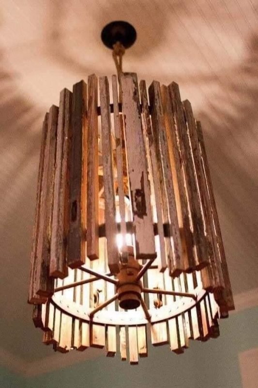 22 belles idées de lampes en bois à faire soi-même 20