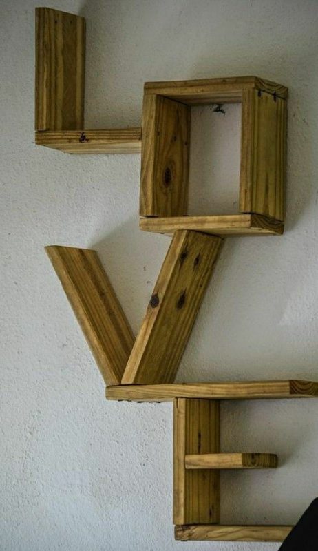 26 top idées de décorations murales à faire avec du bois 13