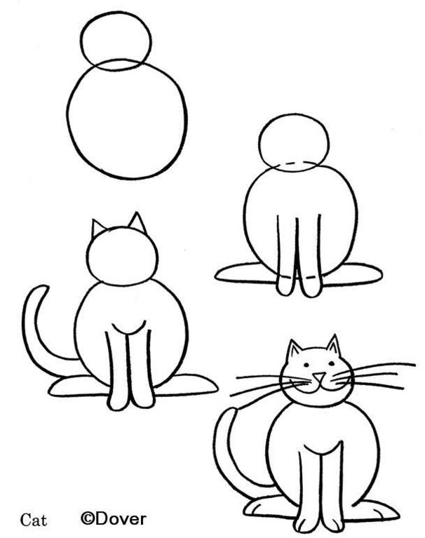 29 tutos dessins chat : pour savoir comment dessiner un chat facilement 15 29 tutos dessins chat : pour savoir comment dessiner un chat facilement 15