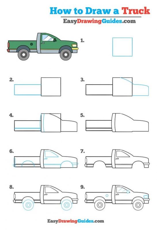 29 tutos dessin étape par étape pour apprendre à dessiner des voitures 23