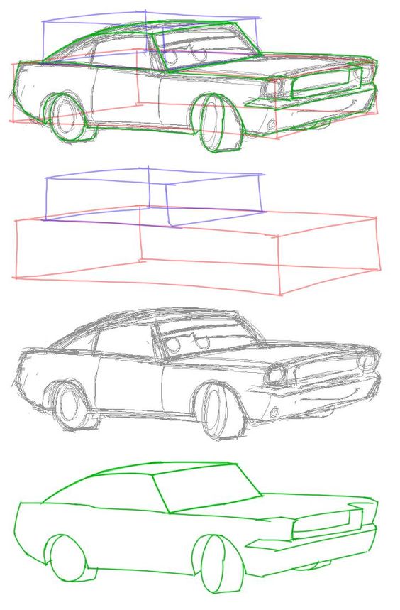 29 tutos dessin étape par étape pour apprendre à dessiner des voitures