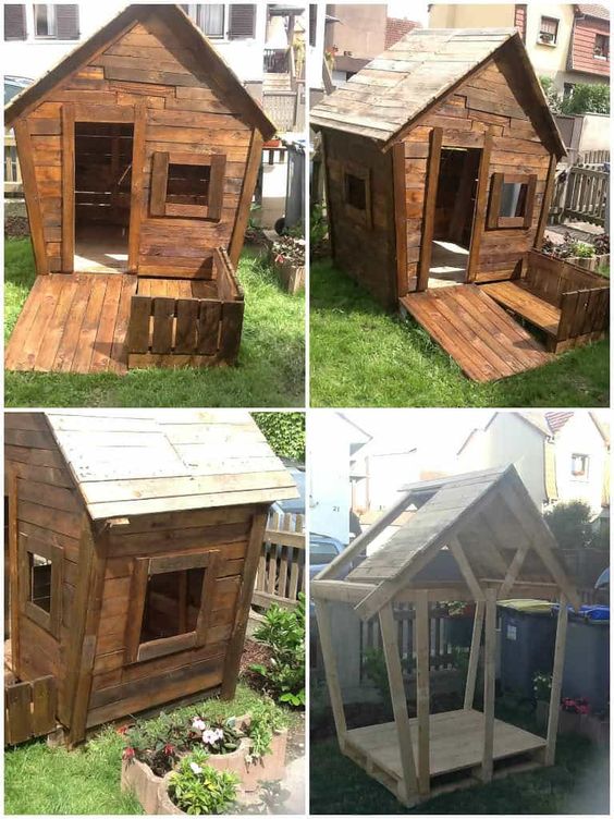 25 top idées & tutos de cabanes en palettes 4 25 top idées & tutos de cabanes en palettes 4